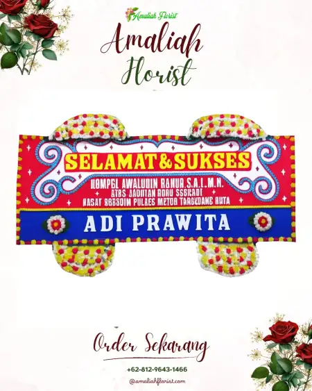 Papan Bunga Ucapan Selamat Halim