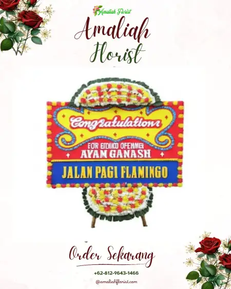 Sewa Papan Bunga Halim